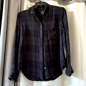 Rails Plaid Flannel Shirt Size XS